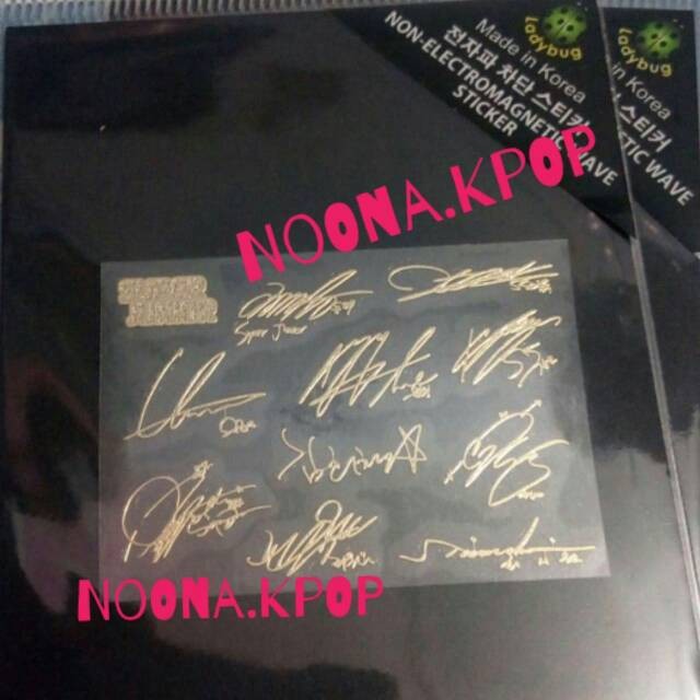 31 0 Download 27 Source · Jual Sticker Anti Radiasi Kpop Kpop Signature Gold Sticker BTS