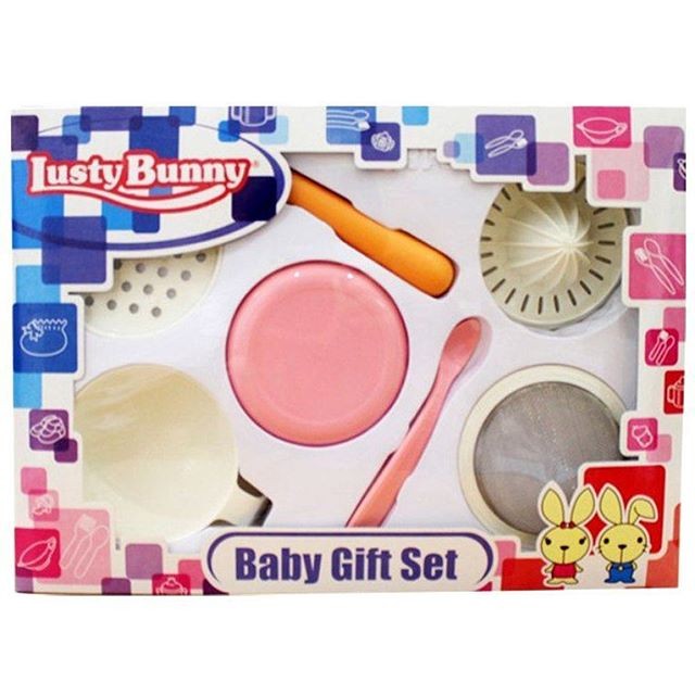 Kelebihan Kekurangan Lusty Bunny Feeding Set Isi 5 Warna Biru Source · LUSTY BUNNY BABY GIFT
