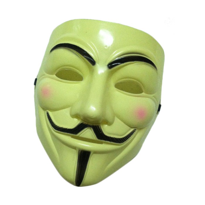 Lucky Topeng Vendetta Topeng Plastik Tahan Lama Topeng Halloween Source · Ormano Topeng Vendetta Mask Occupy Anonymous Cosplay Mainan Anak