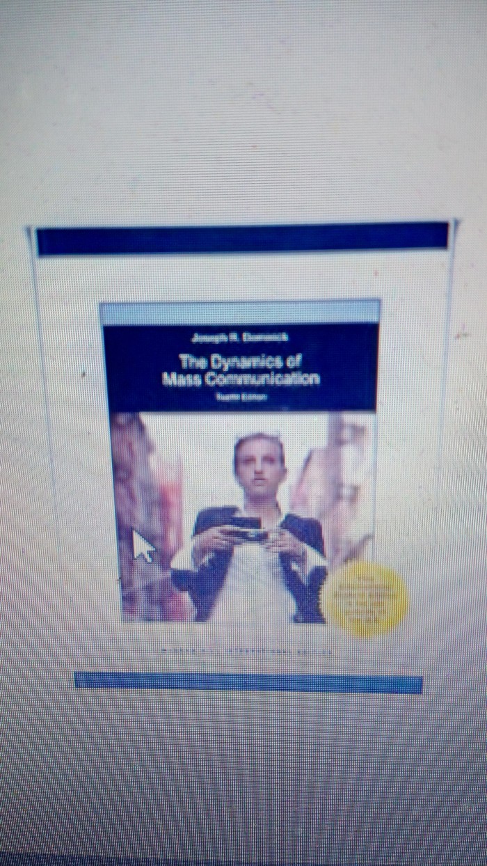 Dynamics Of Mass Communication Media In Transition 12e Dominick Dynamics Of Mass Communication Media In Transition 12e Dominick