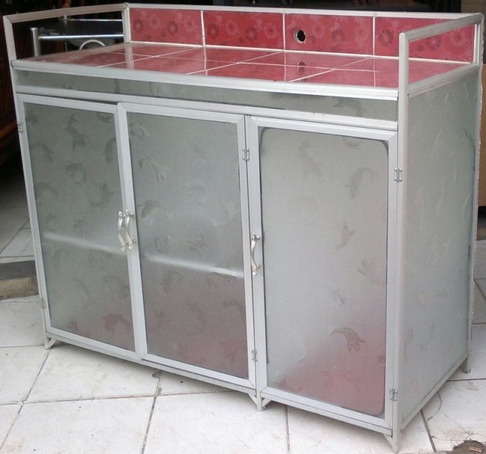 Jual Meja Dapur Kompor 3 Pintu Rak Piring Model Murah Meja Dapur Kompor 3 Pintu Rak Piring Model Murah