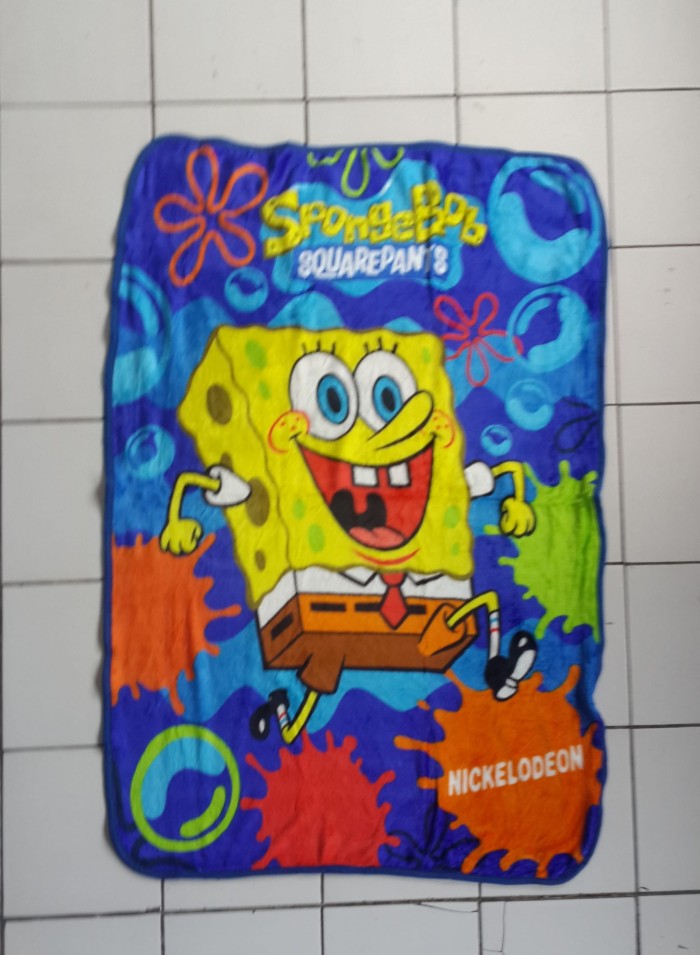 ... Selimut VITO KIDS Sutra Panel 100x140 Spongebob