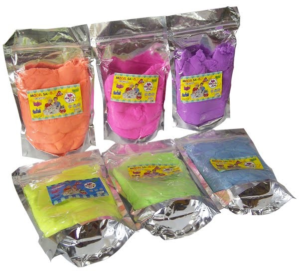 ... Mainan Edukasi Pasir Ajaib Kinetik Sand Refill 500gr