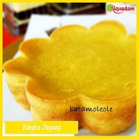 ilustrasi menu kue Bingka Bakar Jagung