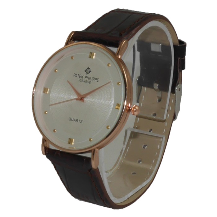 Jam Tangan Pria Geneva GNX 1003 - Kulit Hitam Dial Putih .