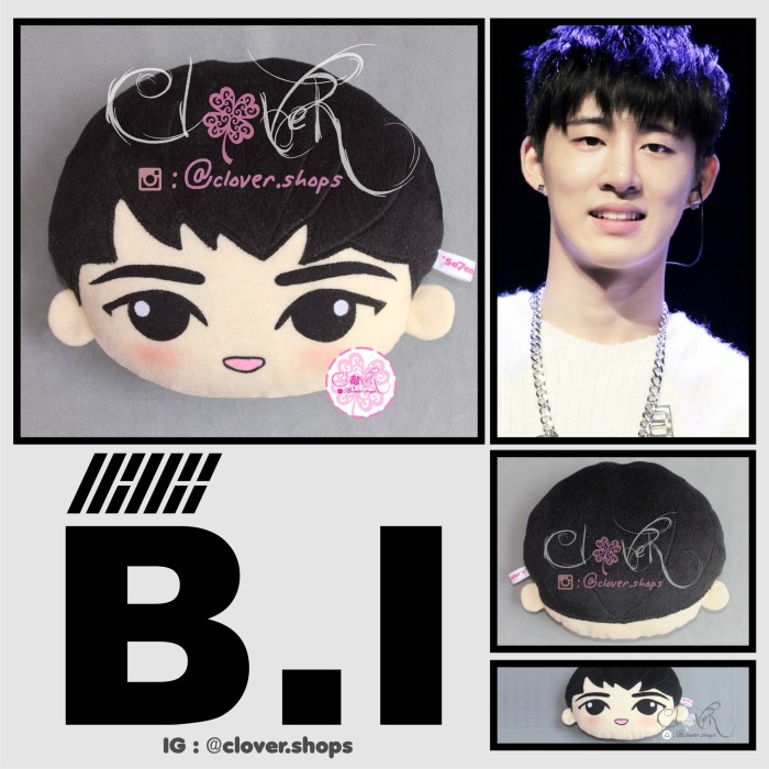 jual bantal chibi bantal kpop cushion pillow ikon quot b i quot standar clovershops7 jual bantal chibi bantal kpop cushion pillow ikon quot b i quot standar clovershops7