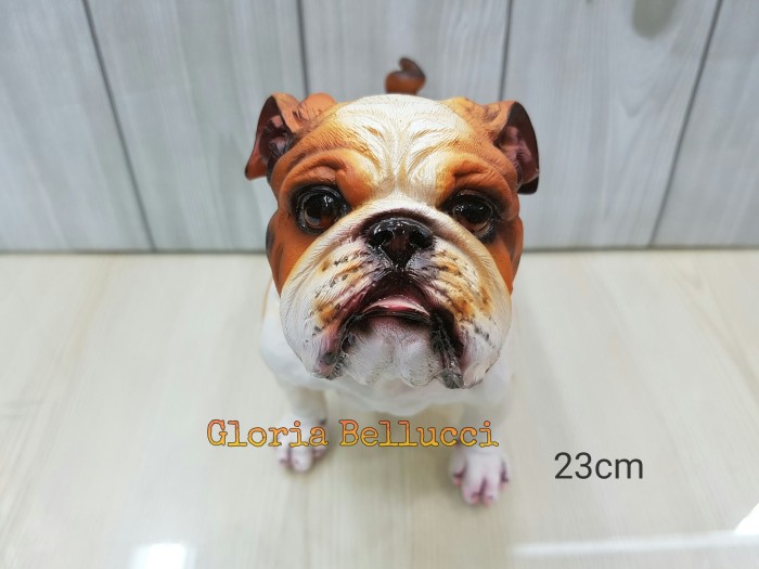 jual patung pajangan miniatur anjing bulldog buldog gloria jual patung pajangan miniatur anjing bulldog buldog gloria