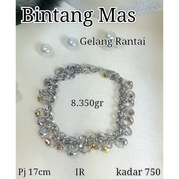Katalog Gelang Emas Putih 75 Hargano.com Katalog Gelang Emas Putih 75 Hargano.com