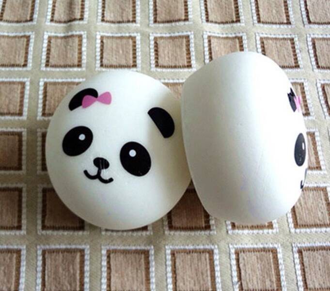 ... Squishy Soft And Slow Panda Bun Jumbo Gantungan Kunci Panda