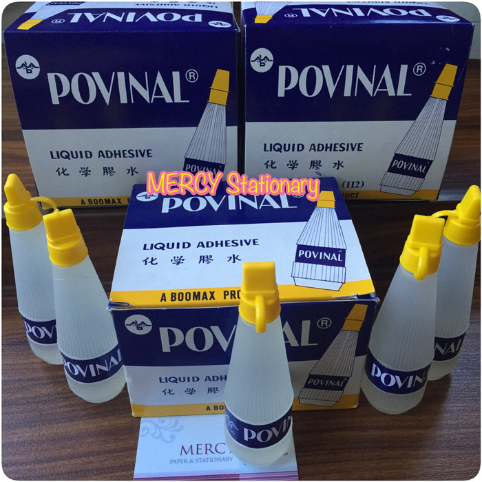 Jual Lem Cair Povinal 112 Tanggung 75 ML atk Kota 