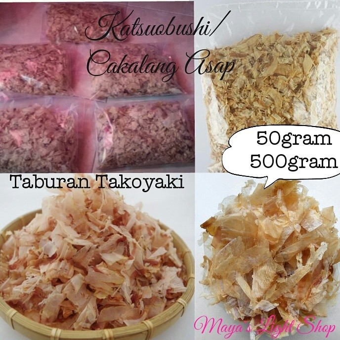 Jual katsuobushi cakalang asap takoyaki okonomiyaki bahan