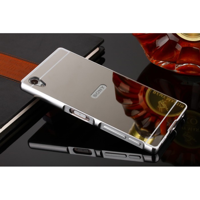 Case Bumper Mirror Sony Xperia Z2 GRATIS iRing