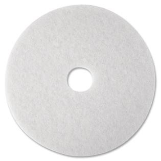 3M White Super Polish Pads 4100 5 Pack 19 inch Diameter NIB