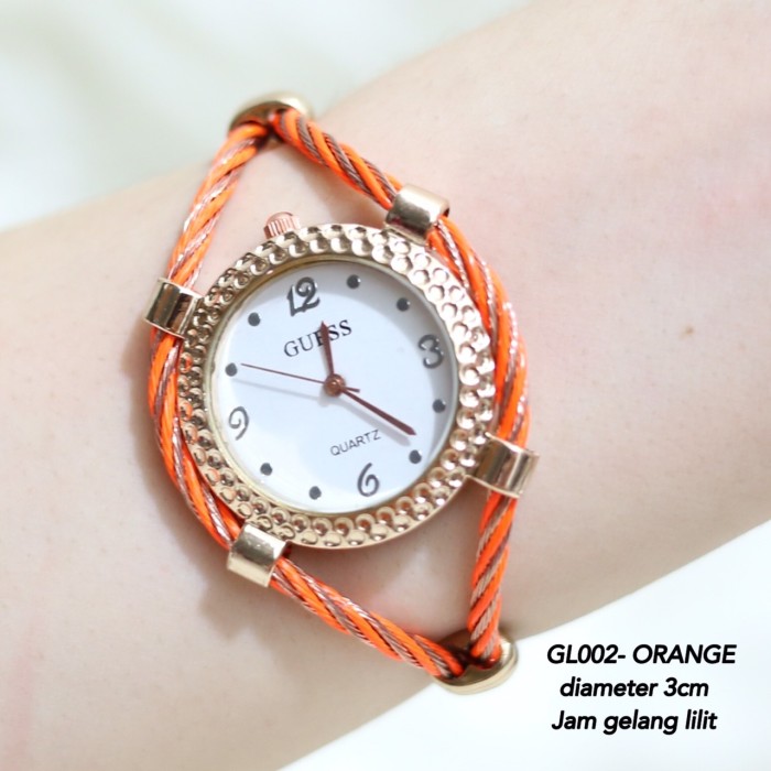 PUSAT JAM TANGAN WANITA GELANG CANTIK LILIT KEPANG GUESS ROLEX MURAH