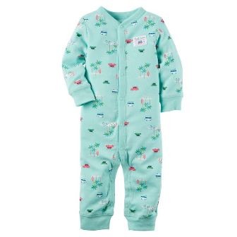 tropical romper baby