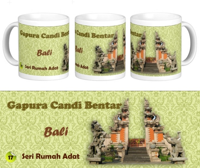 68 Gambar Rumah Adat Gapura Candi Bentar Bali Gratis