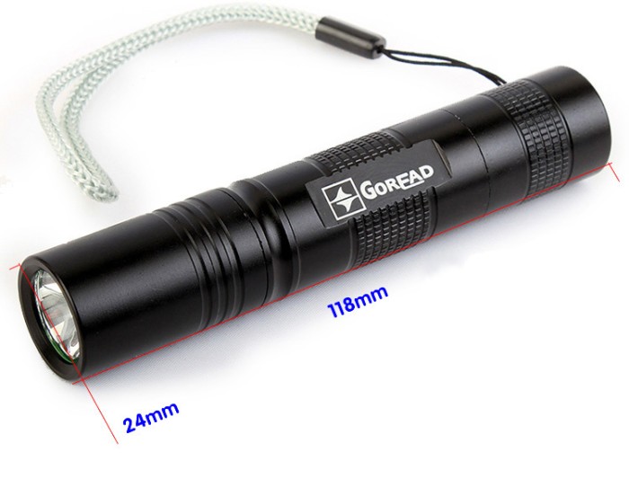 Full Pack Senter Goread S5l Led Cree R2 Police Swat Swatt Lampu…