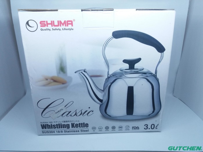 jual teko teh bunyi siul 3 liter shuma whistling kettle stainless steel rafael leonardo jual teko teh bunyi siul 3 liter shuma whistling kettle stainless steel rafael leonardo
