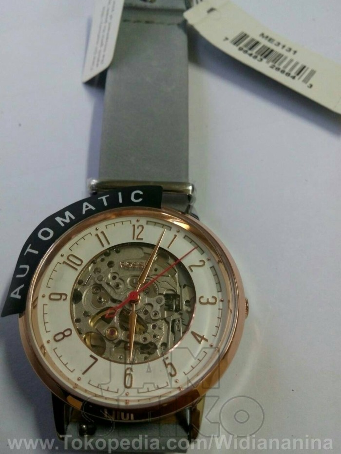 jual fossil me3131 vintage muse automatic white grey jual fossil me3131 vintage muse automatic white grey