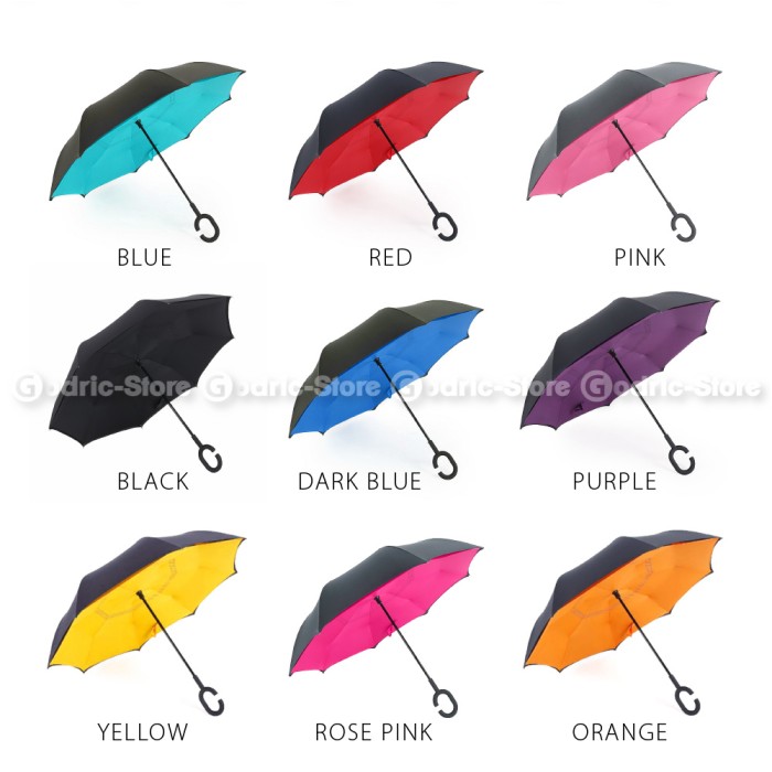 jual kazbrella payung terbalik umbrella gagang c jual kazbrella payung terbalik umbrella gagang c