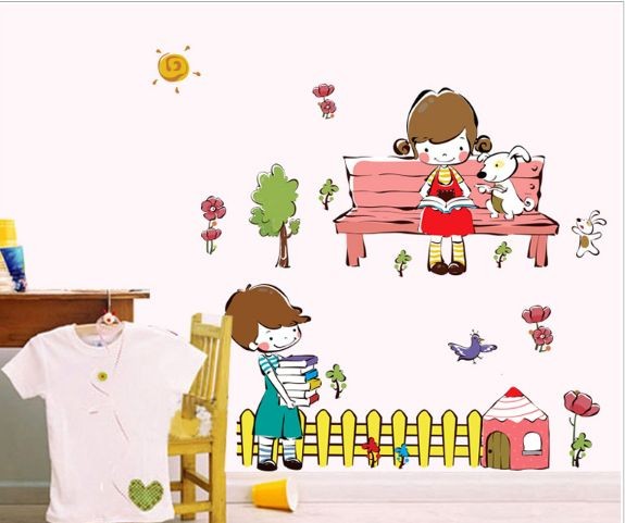 Boys & Girls Learning AY7256 - Stiker Dinding / Wall Sticker (50x70)