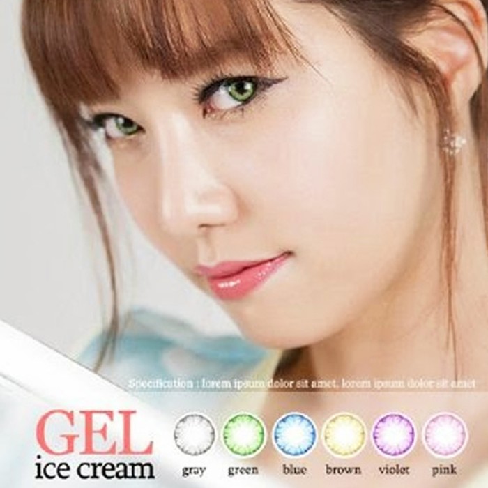 Gel Ice Cream Softlens + Gratis Lenscase