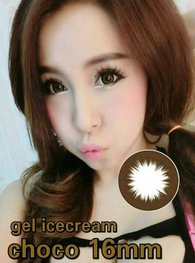 Gel Ice Cream Softlens + Gratis Lenscase