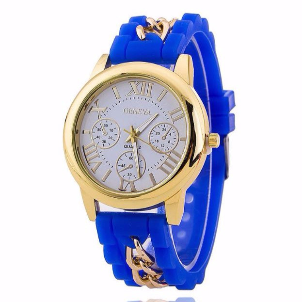 ... Swiss Army Dual Time Jam Tangan Pria Strap Kulit Hitam Variasi Biru