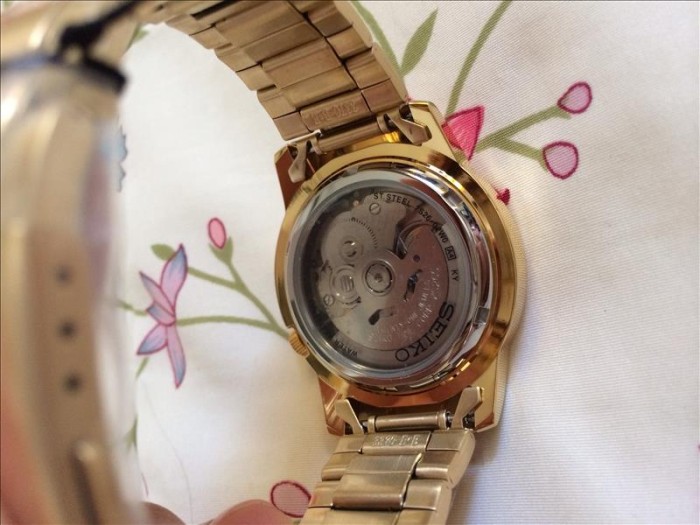jual seiko 5 snke56k1 automatic full gold coating jam pria snke56 kota surabaya jam tangan onlines tokopedia