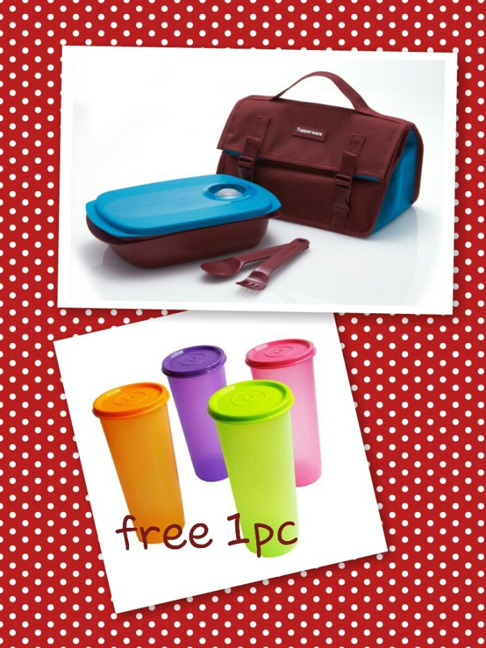 Tupperware Byo Lunch Set Free 1 Pc Giant Tumbler ...