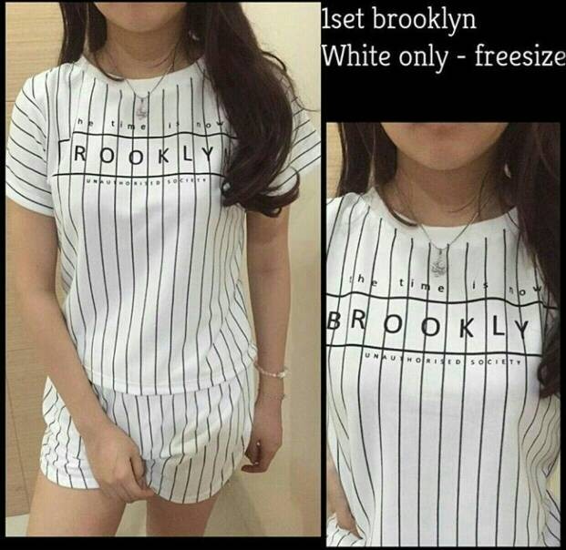 Baju Stelan Stelan Broklyn Baju Cewek - Daftar Update Harga Terbaru Indonesia