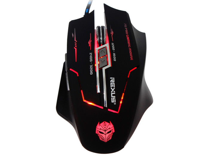 Rexus Elite Gaming Mouse USB XiERRA RXM-X3 7D + LED Hitam