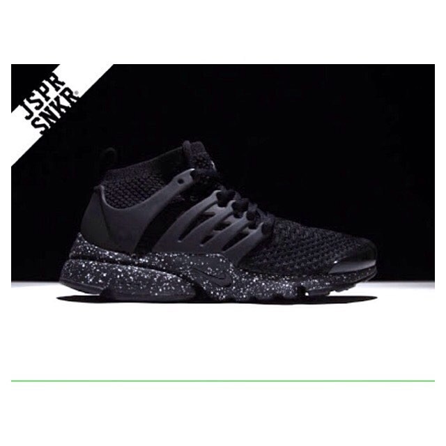 nike presto ultra flyknit black