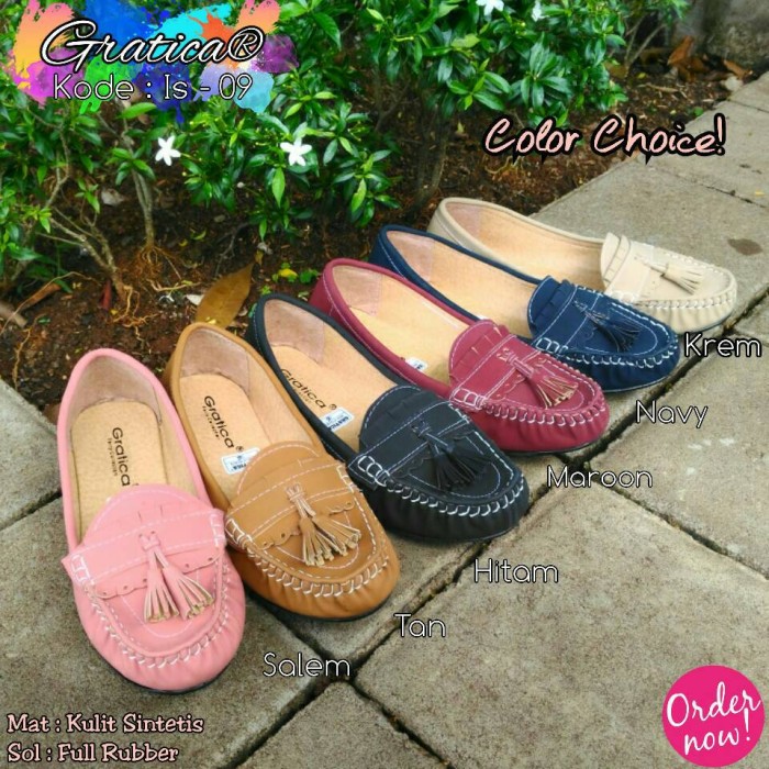 Sepatu Flat Shoes Gratica Is 09 - Navy