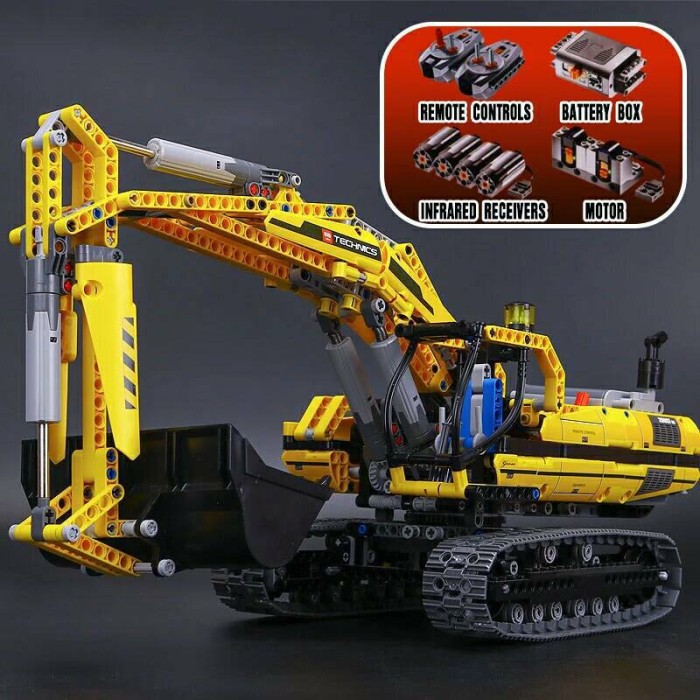 Jual Brick Lego Lepin 20007 Technic Excavator Model With Remote