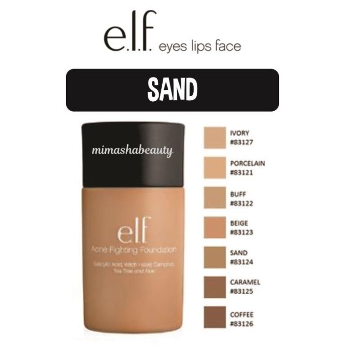 elf acne fighting foundation sand elf acne fighting foundation sand