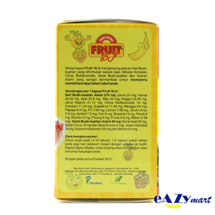 Fruit 18 Jr Isi 30 Kapsul ( Fruit Blend for Kids )