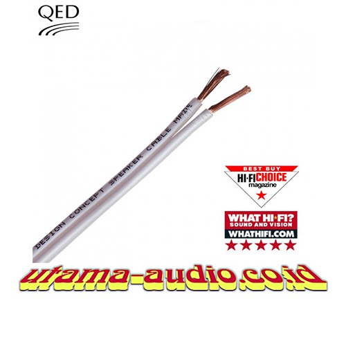 Câble Audio QED QE2453 - 1 Mètre - Rouge - Qualité Hi-Fi - Garantie à Vie - 8