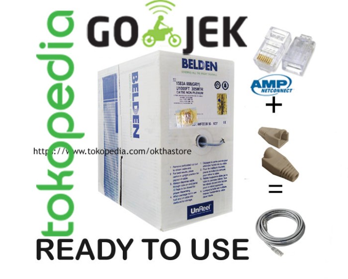 jual kabel lan utp cat5 cat 5e belden made in usa jual kabel lan utp cat5 cat 5e belden made in usa