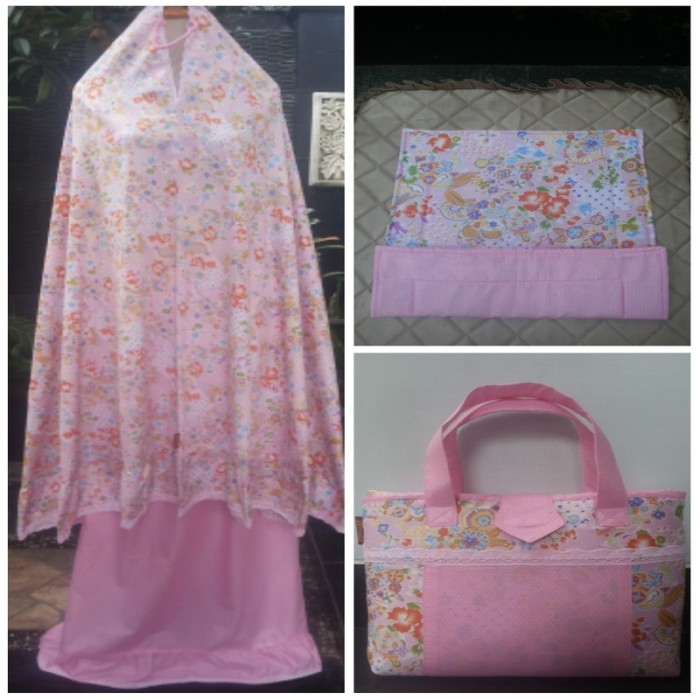 MUKENA KATUN JEPANG AMIRA BABY PINK 230 PROMO! | Grosir!