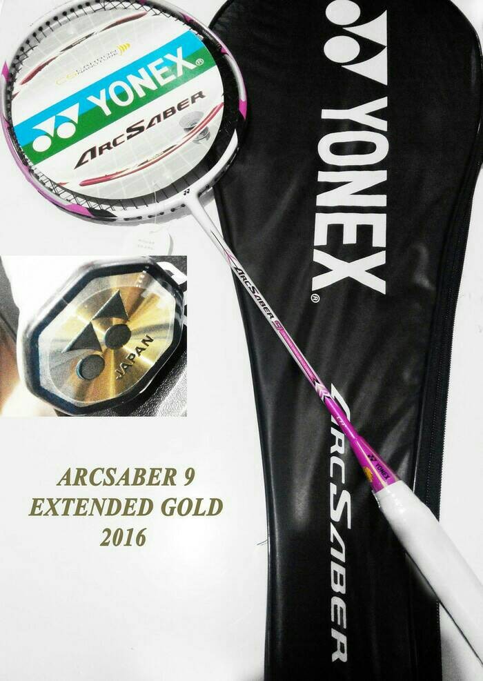 Raket Yonex Arcsaber 9 Extended EMAS BONUS GRIP 5 BUAH