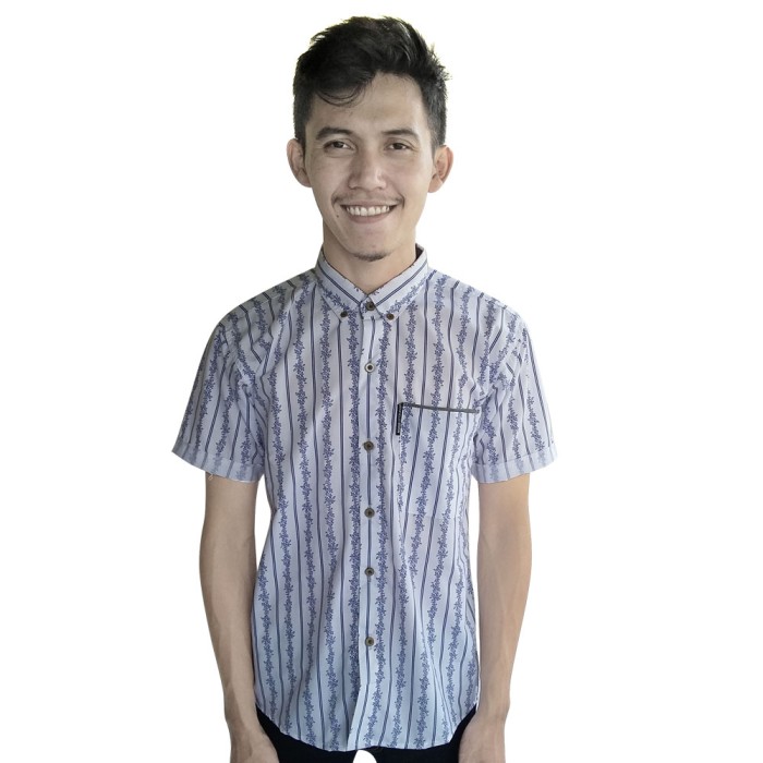 Noisd Detonation Kemeja Lengan Pendek 23 - Grey Motif