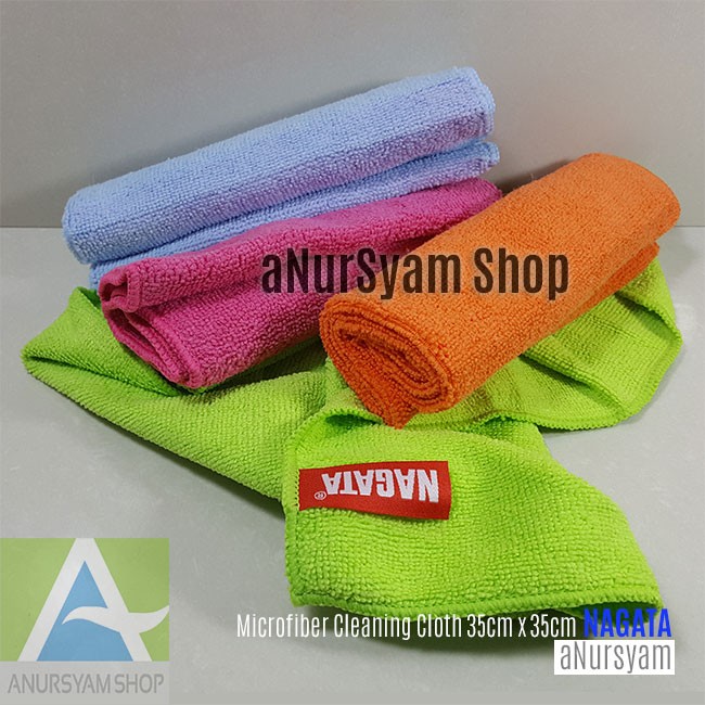 Kain Lap Microfiber / Microfiber Cleaning Cloth 35cm x 35cm