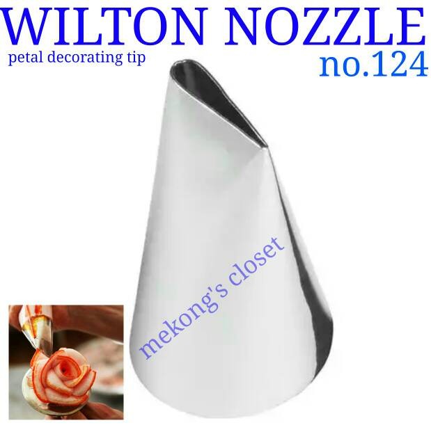 jual wilton nozzle spuit wilton 124 petal decorating tip spuit mawar mekong s closet jual wilton nozzle spuit wilton 124 petal decorating tip spuit mawar mekong s closet
