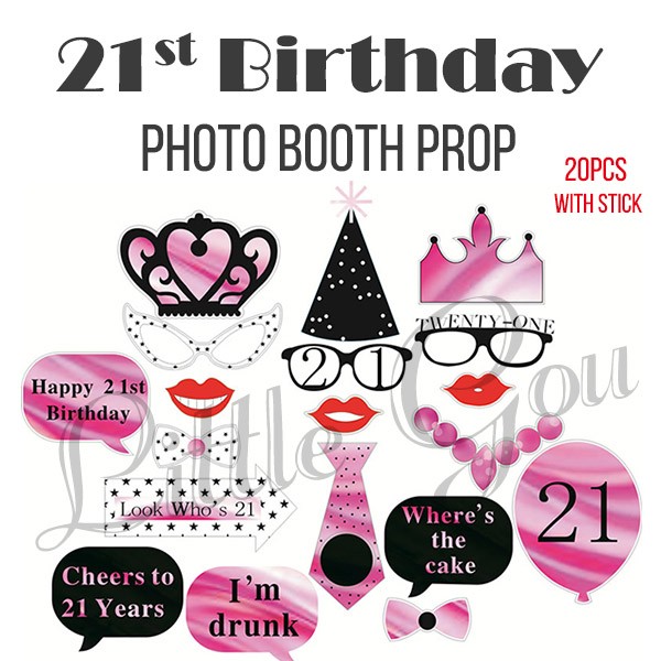 Unduh Gratis Gambar Jual 21 Birthday Photo Booth Prop With Stick Aksesoris Terkeren oleh Cikimm.com
