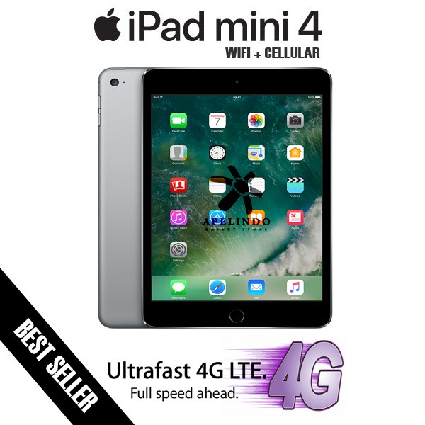 New iPad Mini 4 128GB Grey /Gold/silver Wifi Only Garansi Resmi 1 Th
