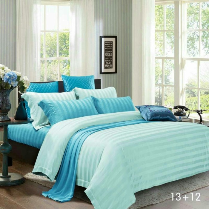Jual Bed Cover Set King Koil Tencel Serat Bambu Ukuran 200x200 Bed Cover Set King Koil Tencel Serat Bambu Ukuran 200x200