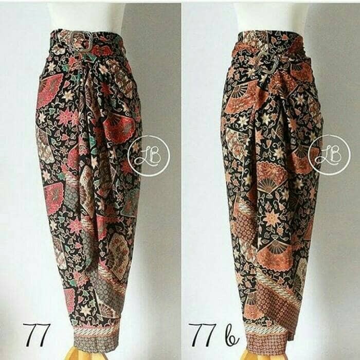 ... SB Collection Celana Kulot Batik Jumbo Chantika Long Pant Coklat Source All
