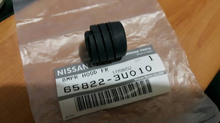 Jual karet stoper kap mesin grand Livina 100% ORIGINAL 