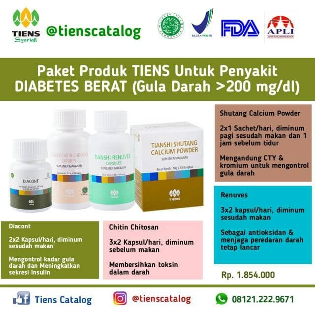 produk untuk diabetes